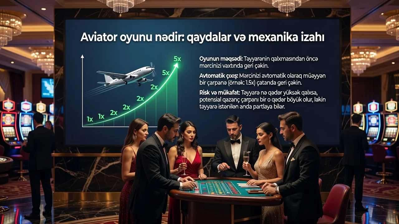 Aviator oyunu nədir: qaydalar və mexanika izahı
