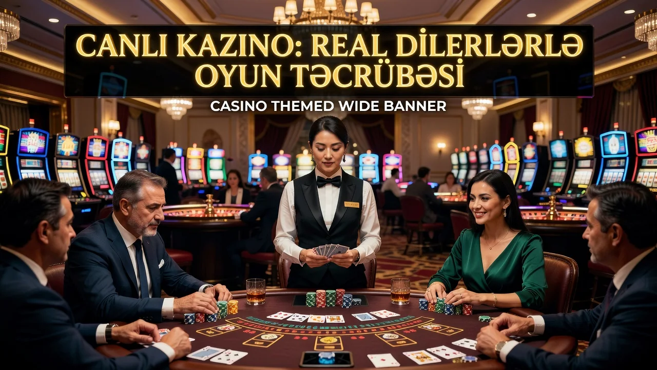 Canlı kazino: real dilerlərlə oyun təcrübəsi
