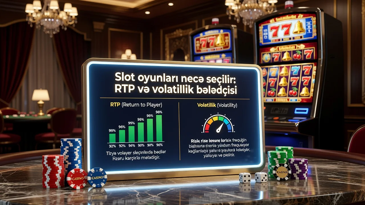 Slot oyunları necə seçilir: RTP və volatillik bələdçisi